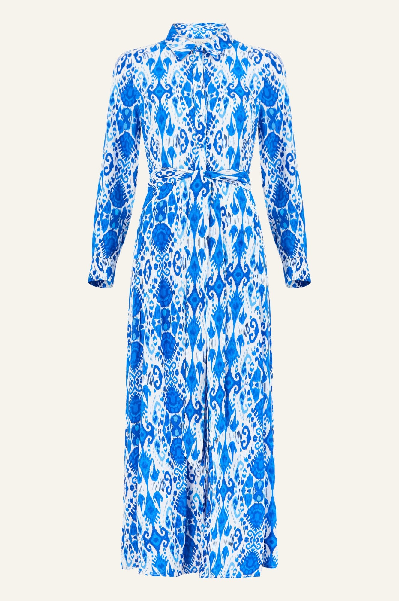 Eliza EcoVero™ Shirt Dress | Blue/White