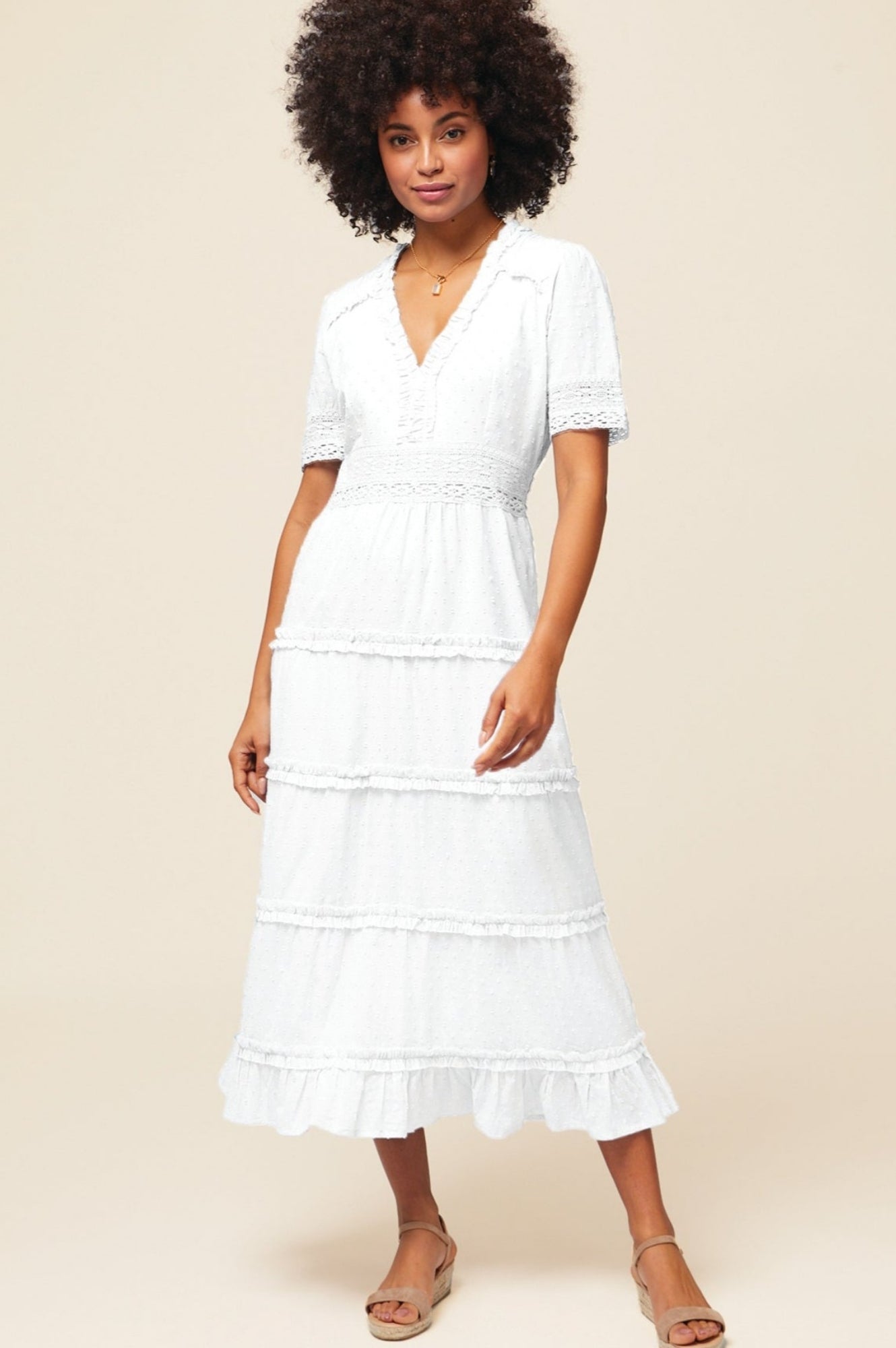 Viola Dress | White