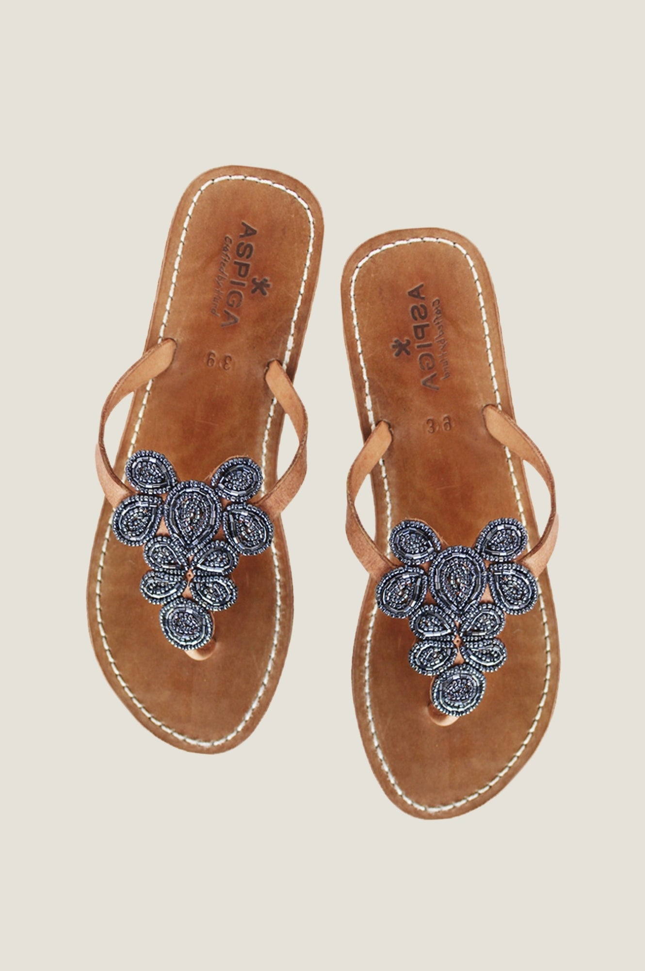 Mia Full Beaded Heel Sandals | Bullet