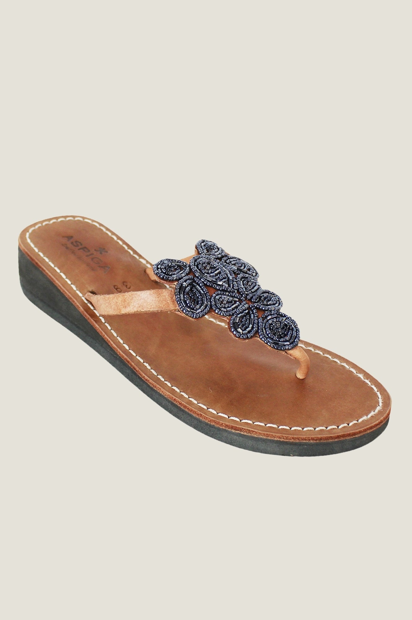 Mia Full Beaded Heel Sandals | Bullet