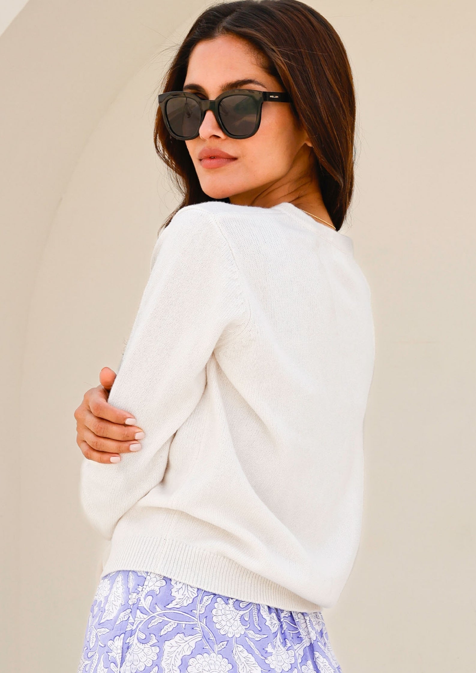 Merino Wool Classic Cardigan | Ivory