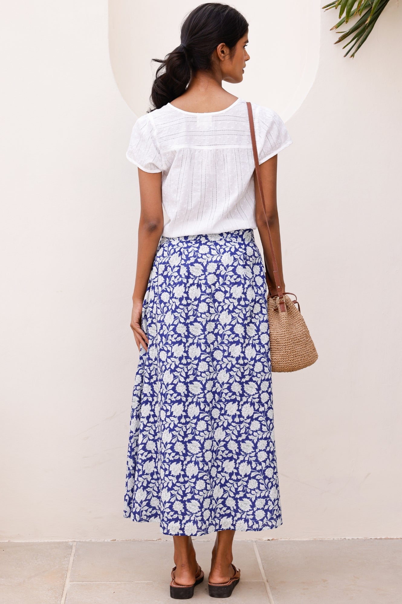 Lisbon Cotton Dobby Shirt | White
