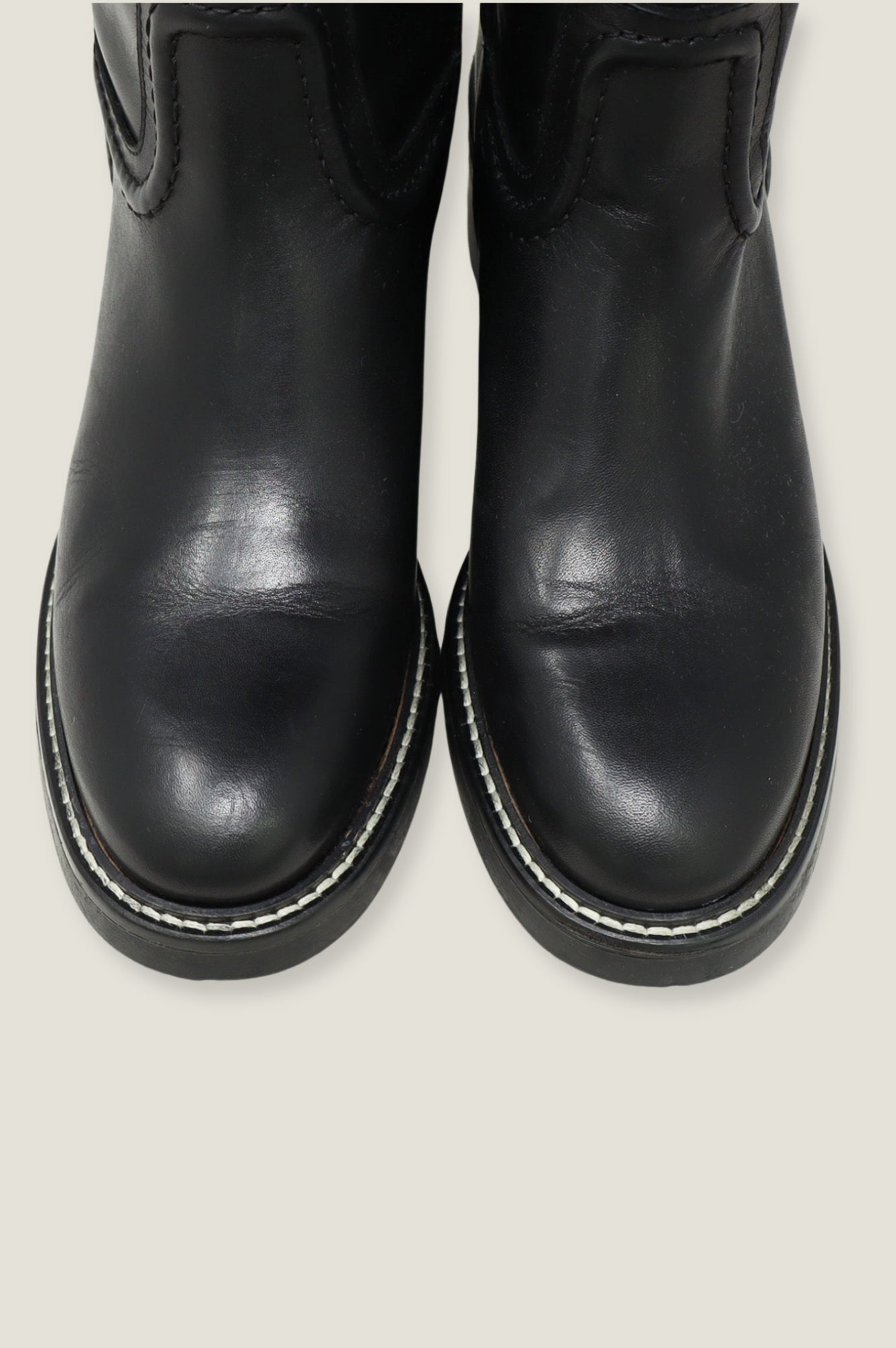 ALPE Trento Knee High Leather Boot | Black