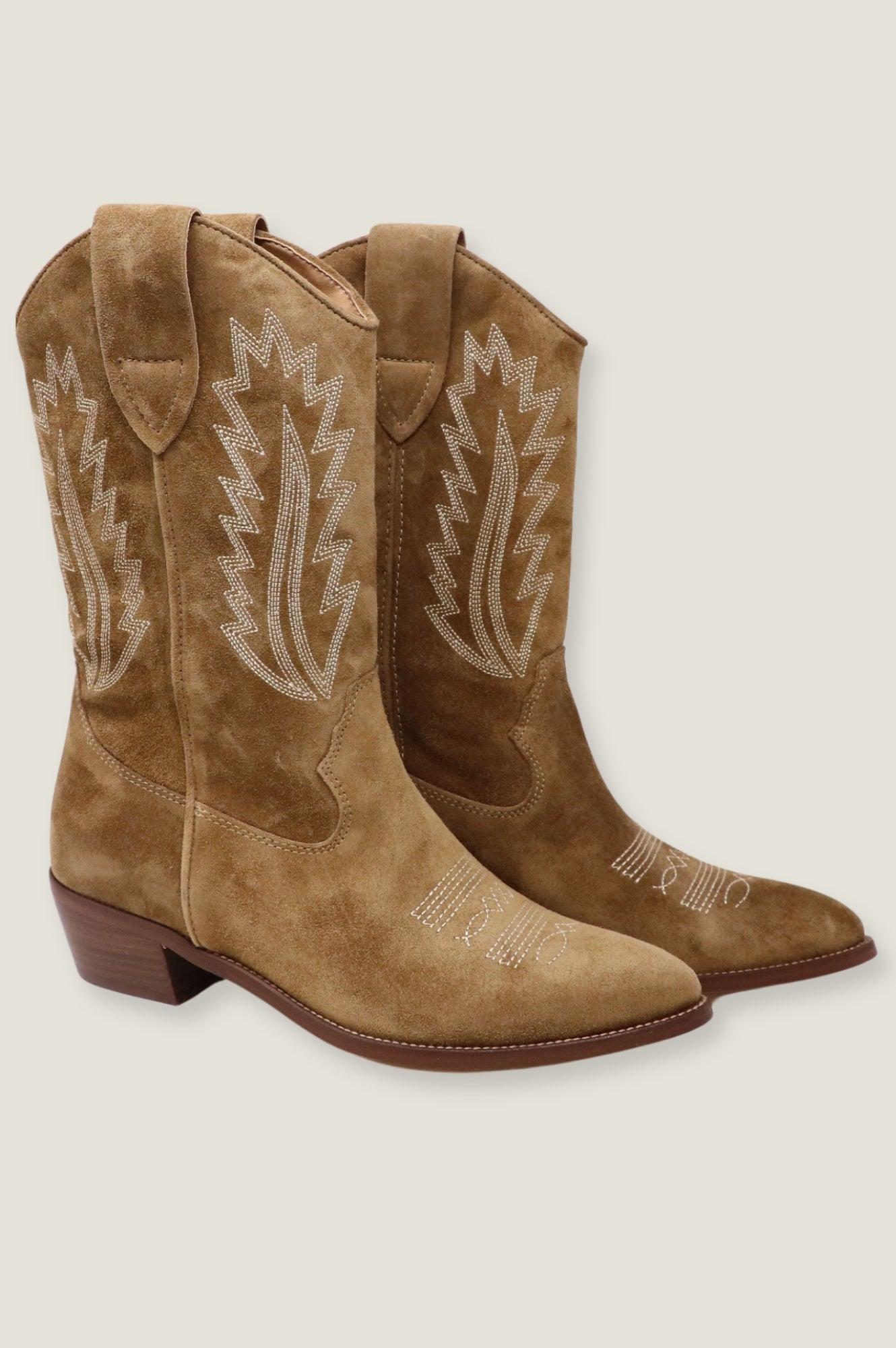 ALPE Camilla Cowboy Boots | Camel