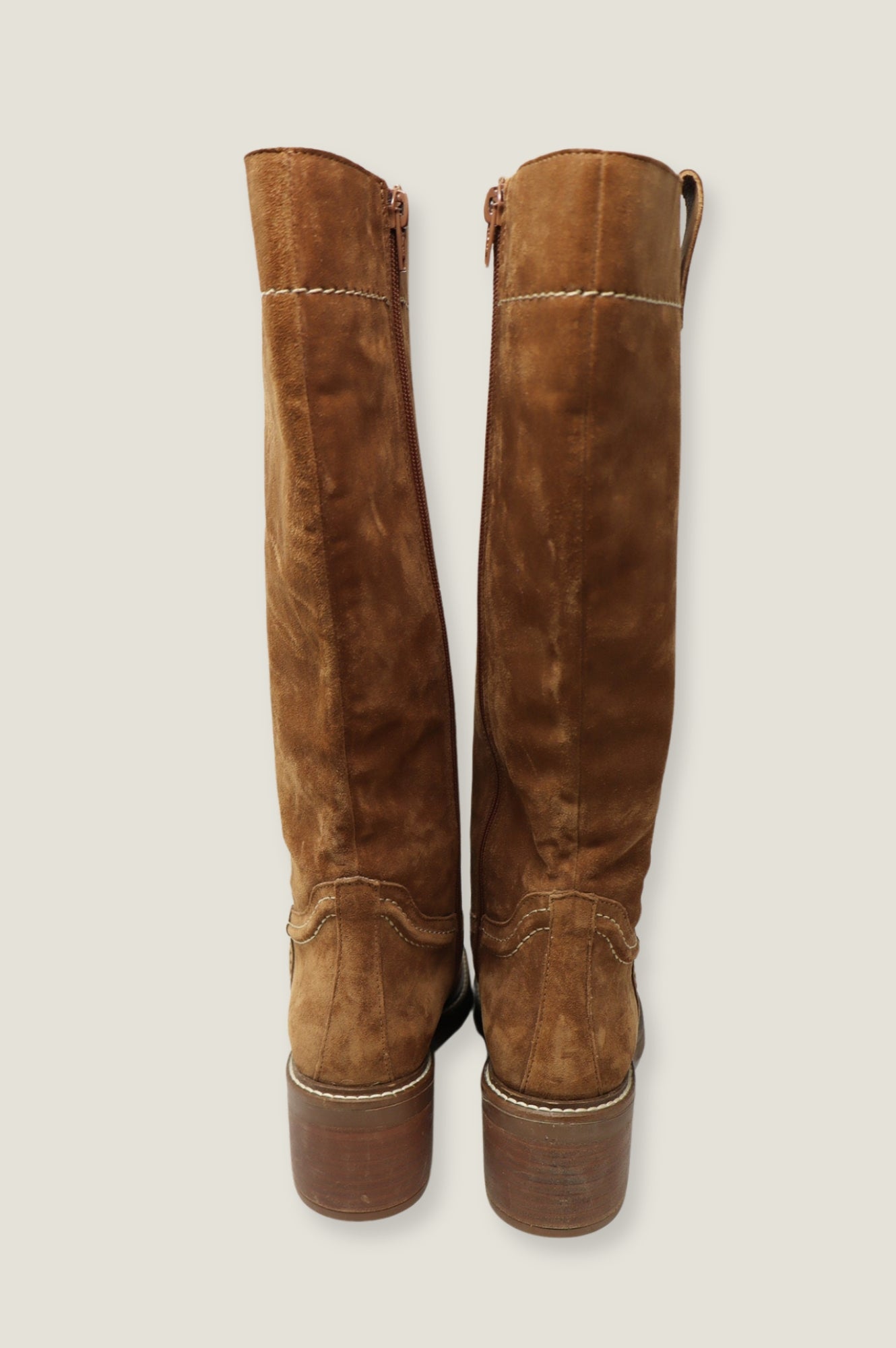 ALPE Trento Knee High Suede Boot | Tan