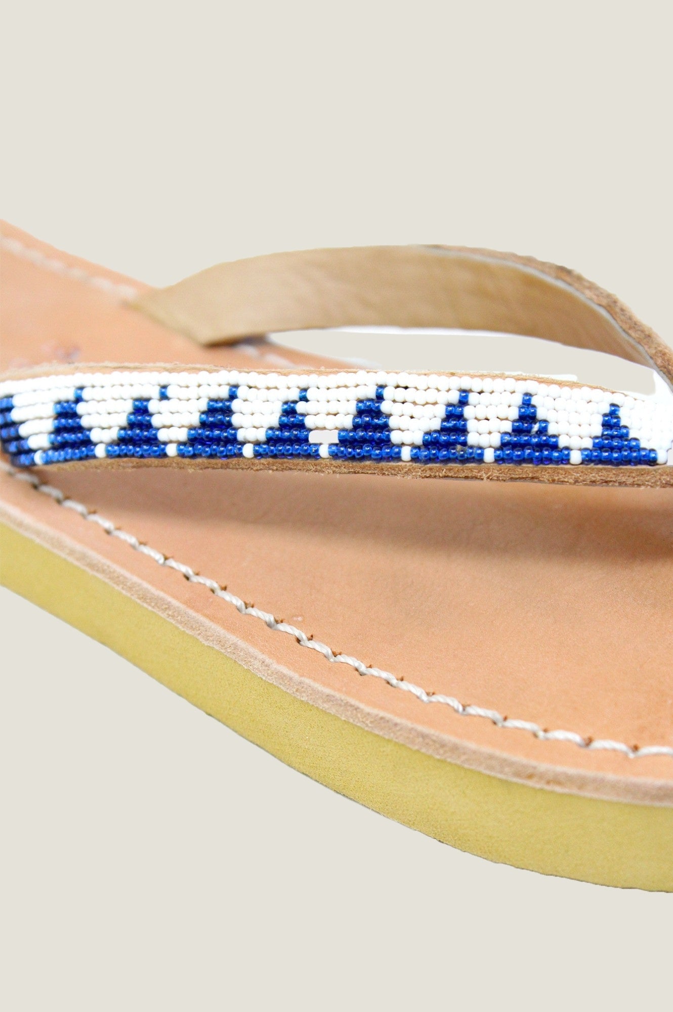 Ziggy Sandals | White/Cobalt