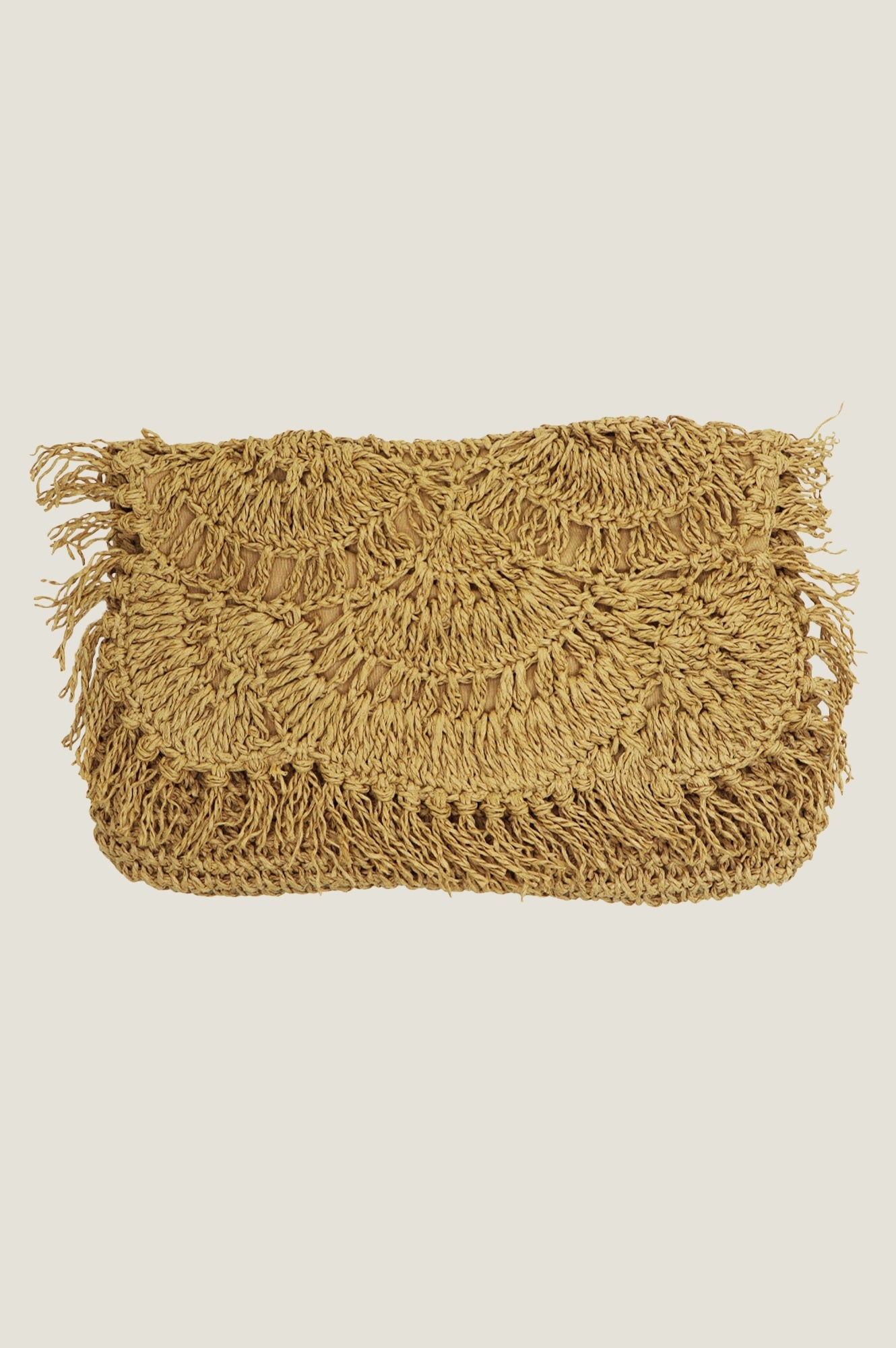Sirene Raffia Clutch | Natural