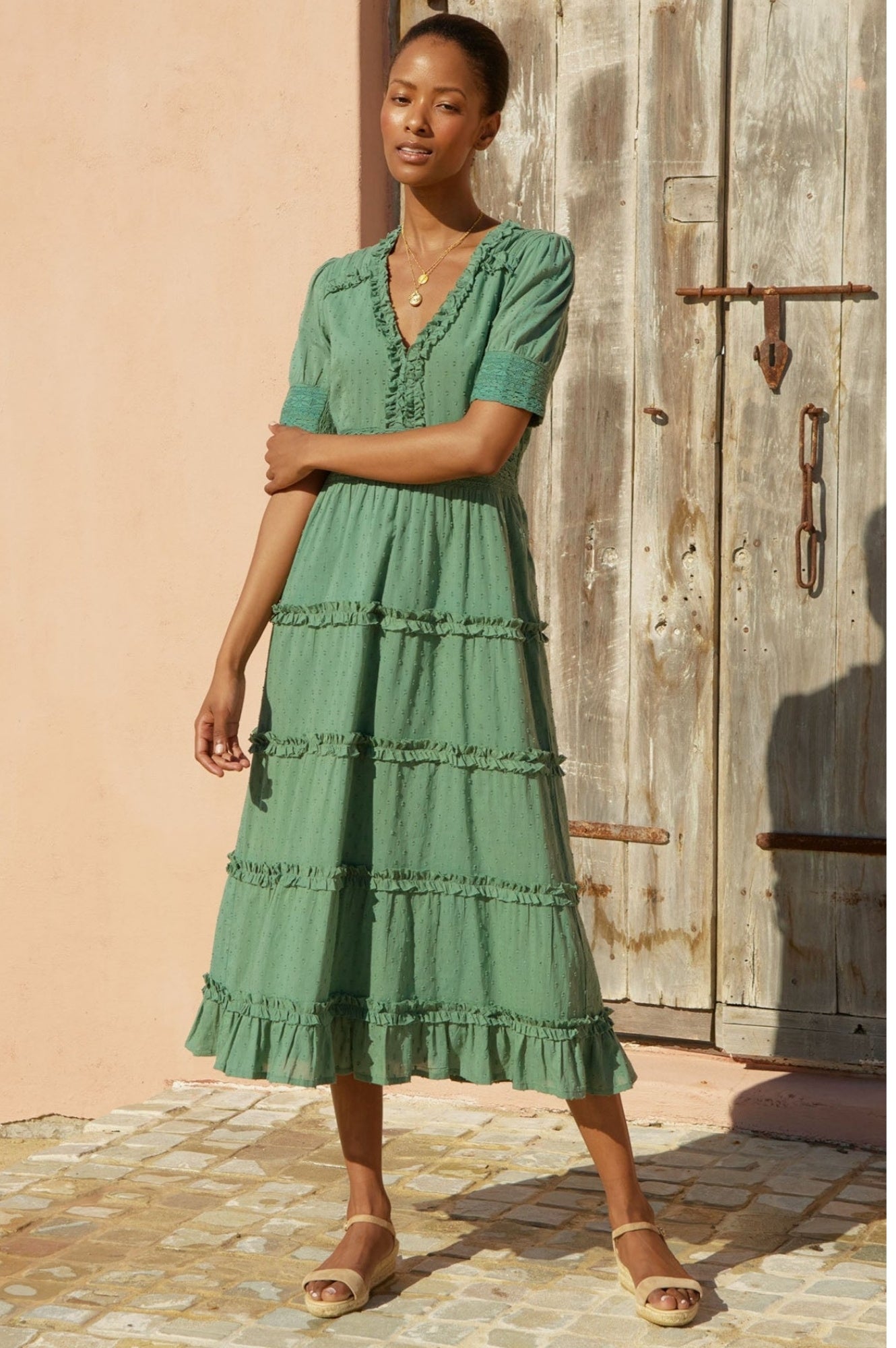 Viola Dress | Khaki