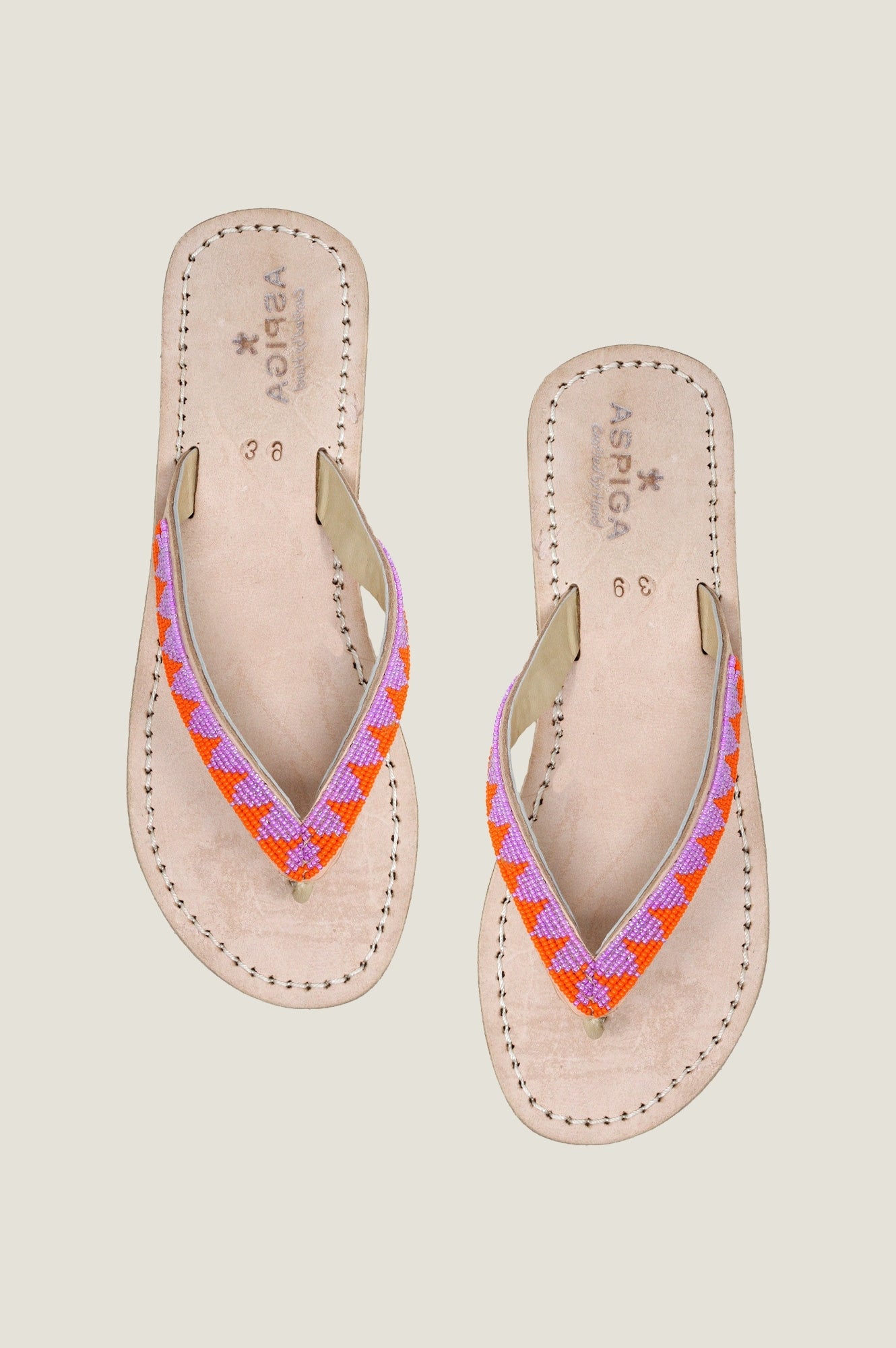 Ziggy Sandals | Orange/Pink
