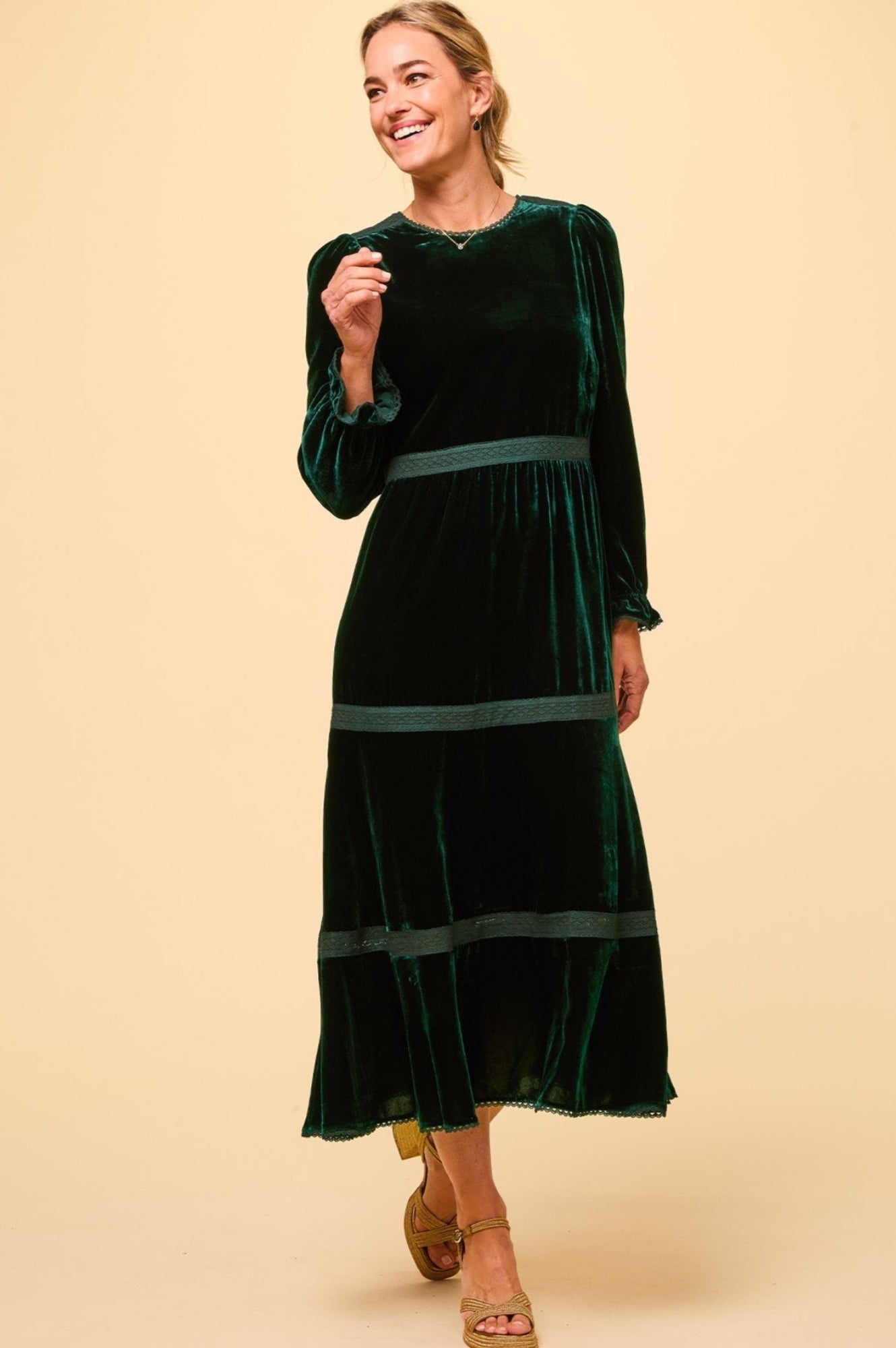 Clara Dress | Emerald
