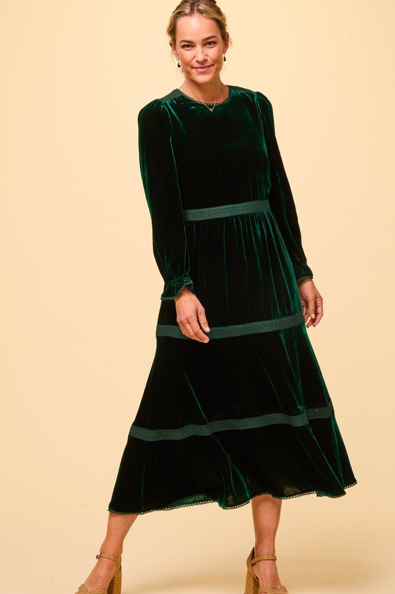 Clara Dress | Emerald