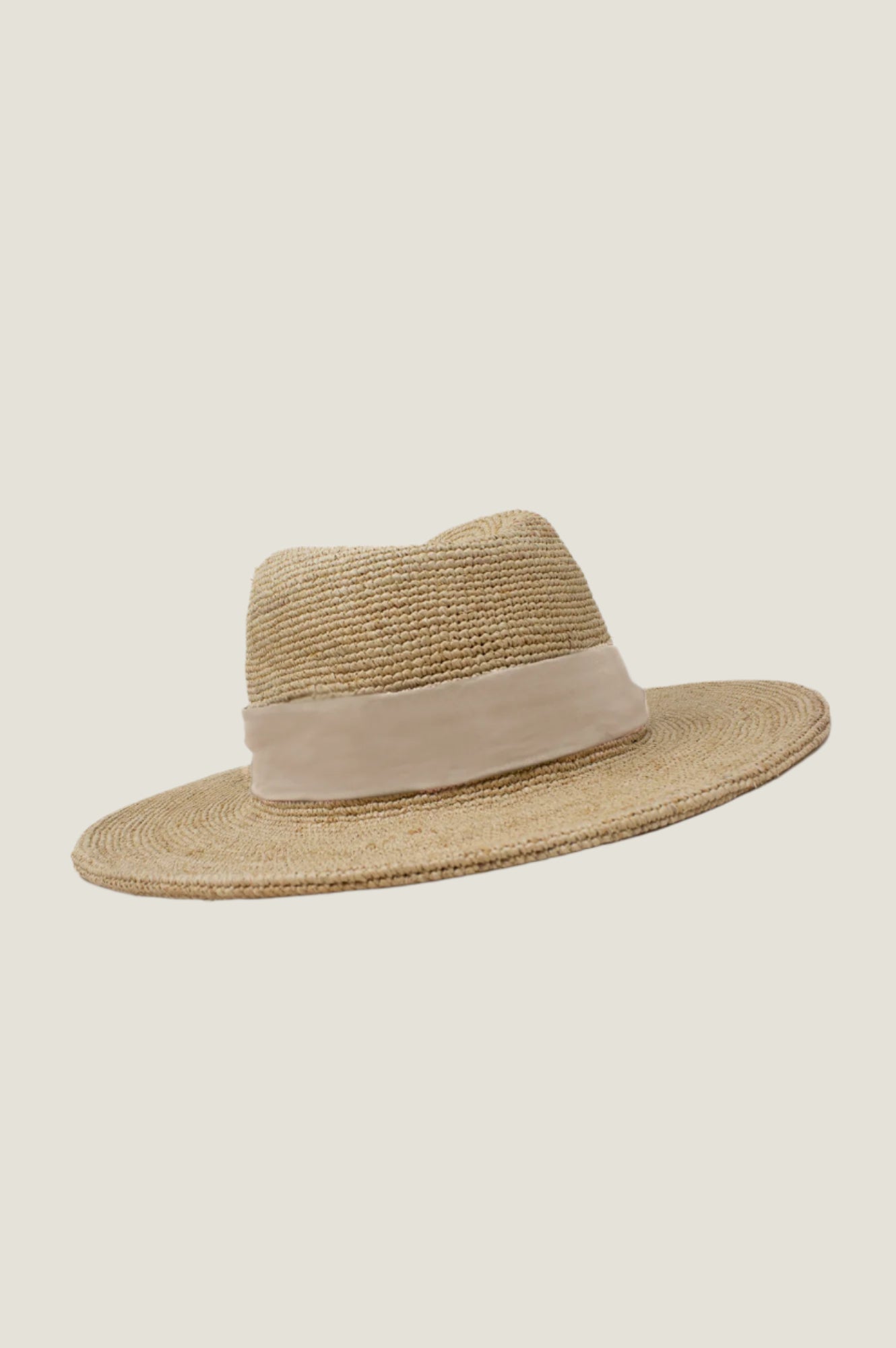 Raffia Panama Hat | Taupe