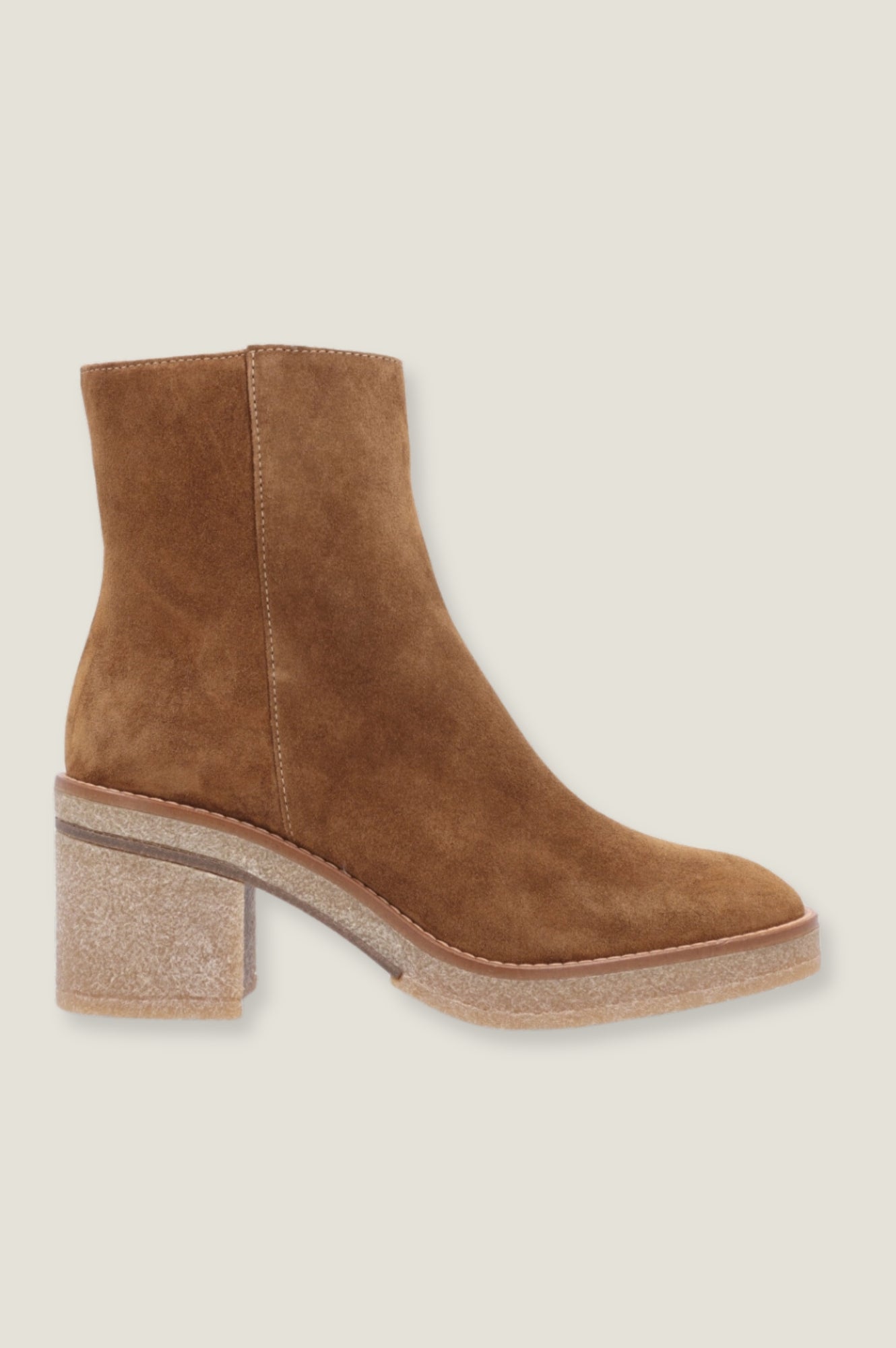 ALPE Janise Suede Ankle Boot | Tan