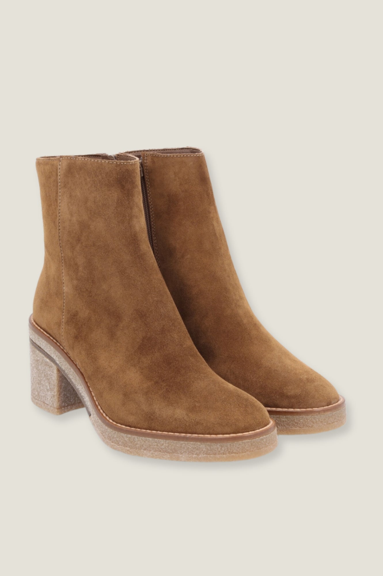 ALPE Janise Suede Ankle Boot | Tan
