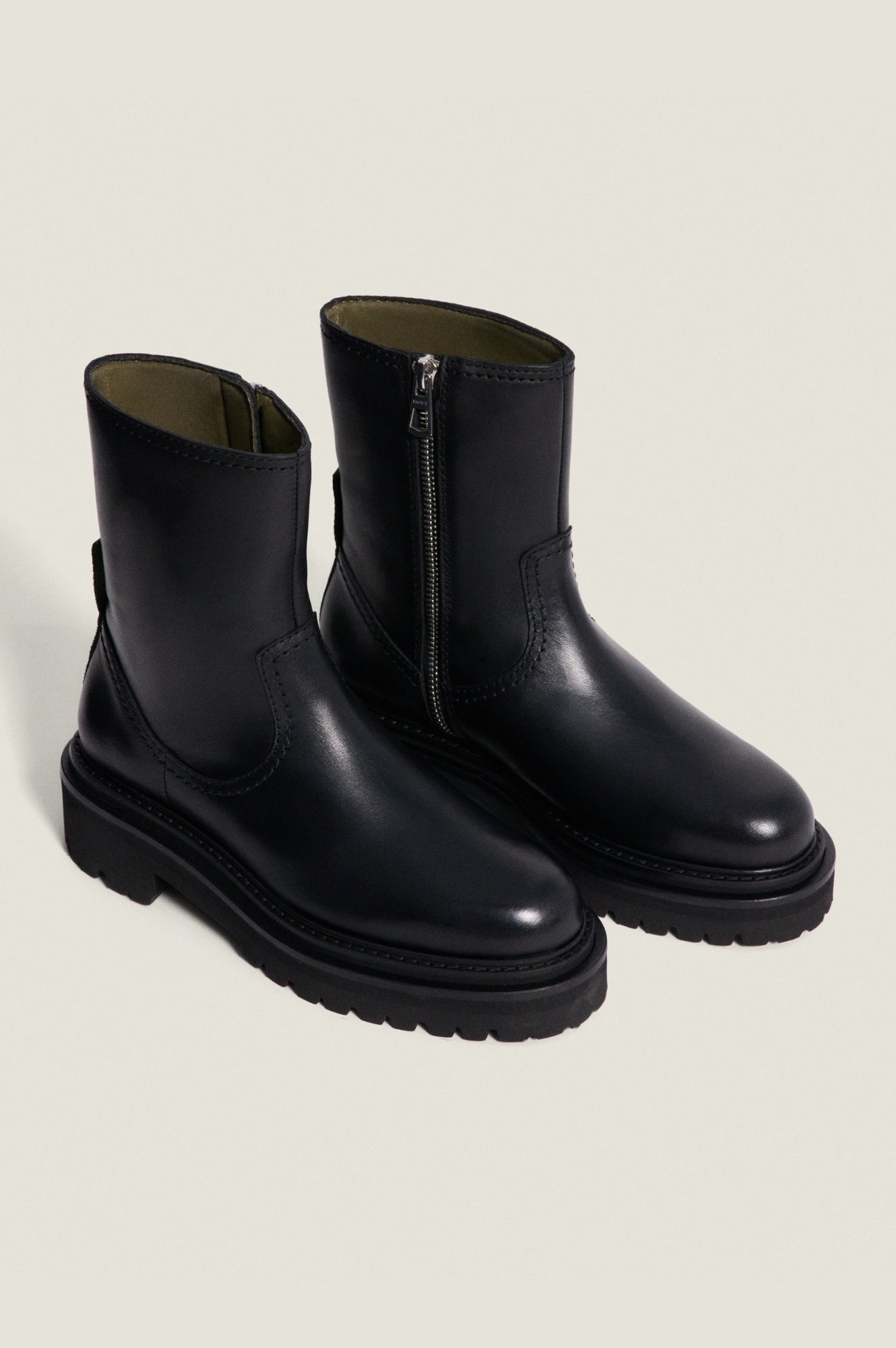HOFF Office Leather Boot | Black