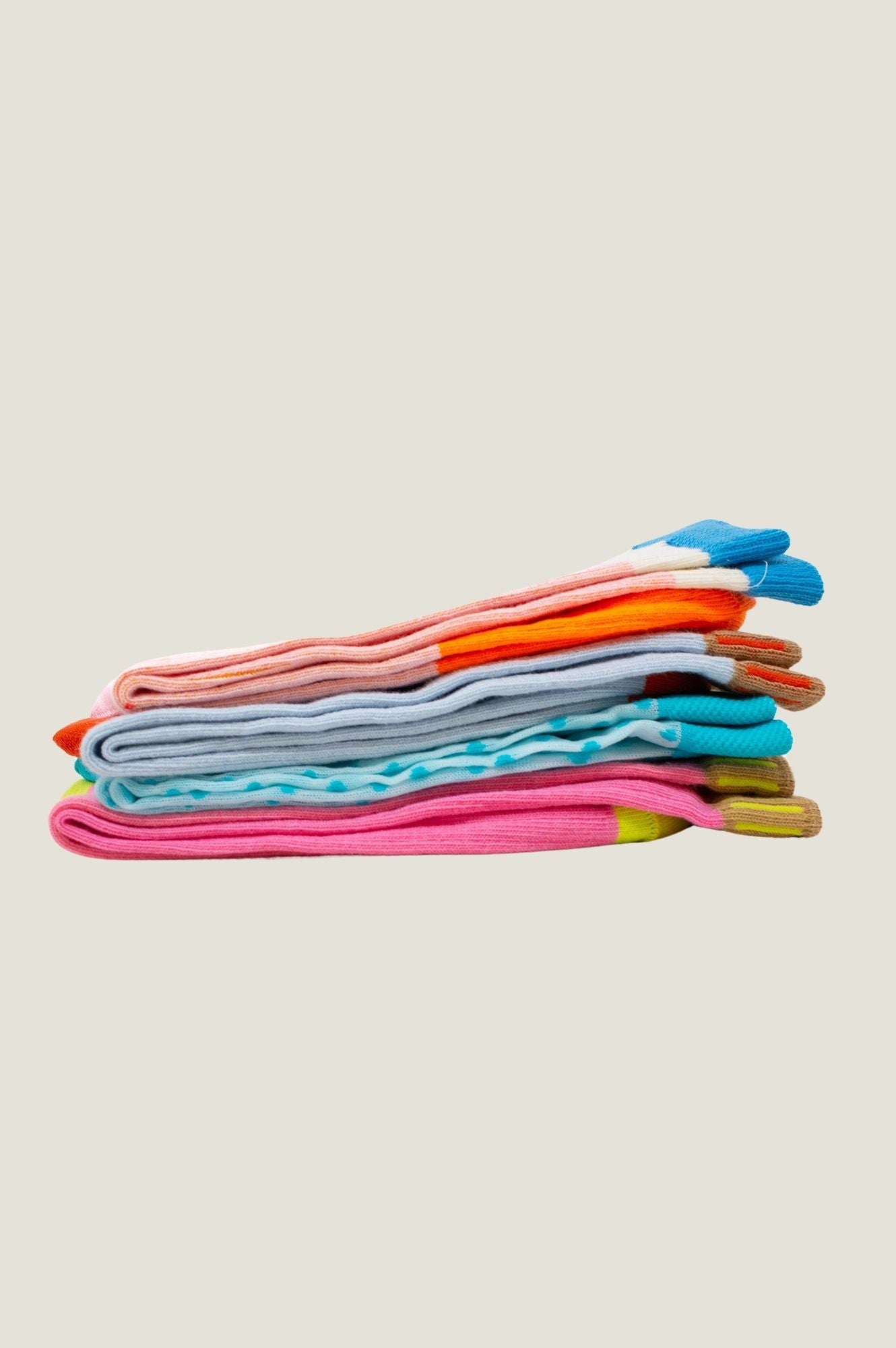 Ribbed Smiley Sock | Pink